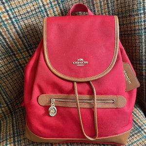 🦋 Coach Red Sawyer Backpack